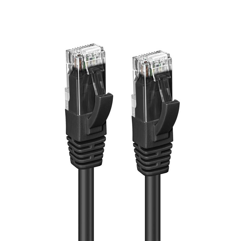 Microconnect MC-UTP6A20S networking cable Black 20 m Cat6a U/UTP (UTP)