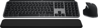 Logitech MX Keys S Combo for Mac keyboard Mouse included Home/Office RF Wireless + Bluetooth QWERTY UK English Aluminium, Black