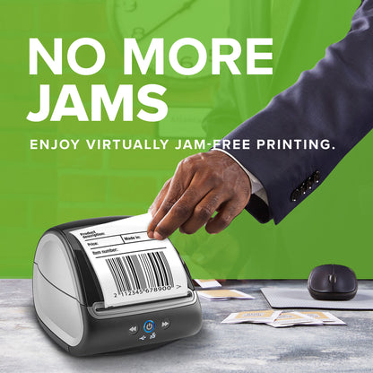 DYMO LabelWriter 5XL Label Printer | Automatic Label Recognition | Label Maker that prints Extra-Wide Shipping Labels from AmazonRoyal Mail & More | Perfect for eCommerce Sellers | UK 3 Pin Plug