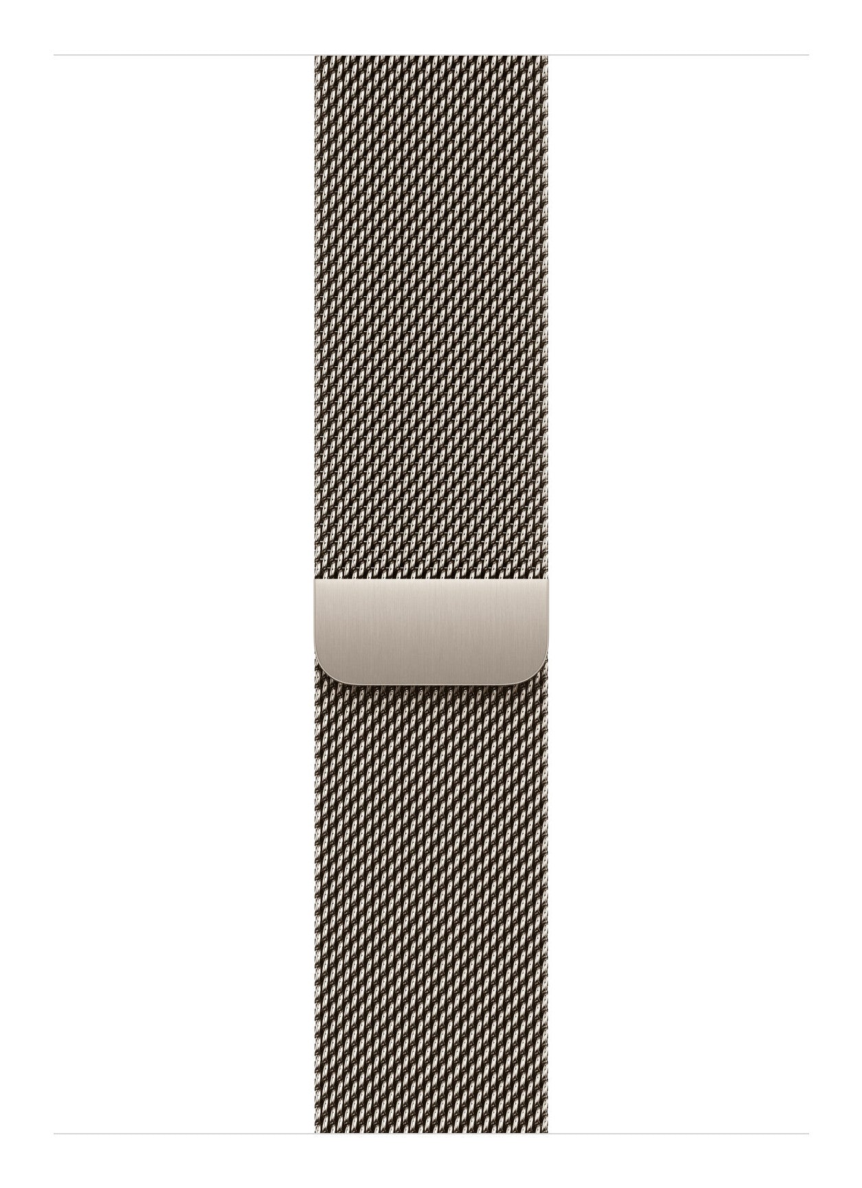 Apple 46mm Natural Milanese Loop - S/M
