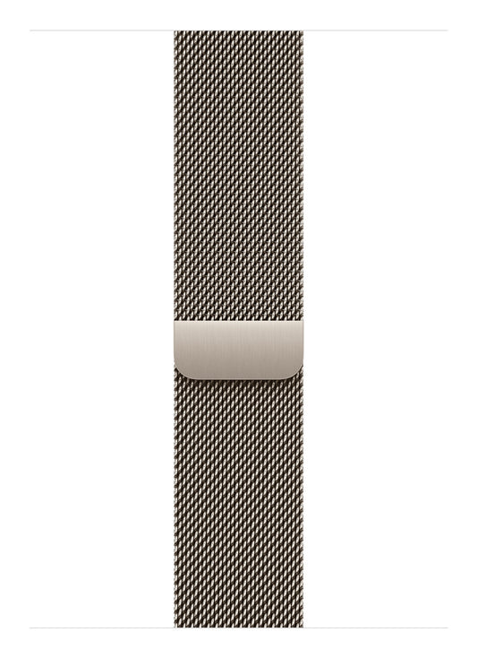 Apple 46mm Natural Milanese Loop - S/M