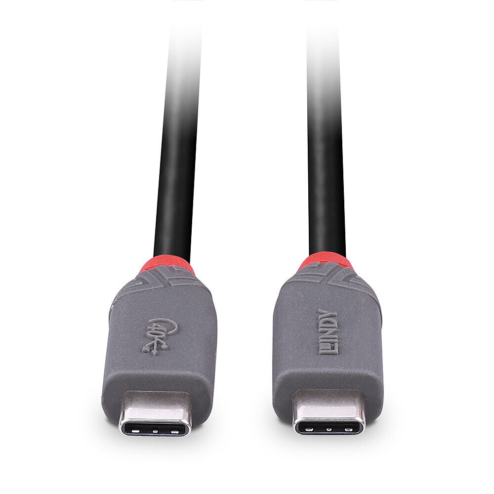 Lindy 0.8m USB 4 Type C Cable, 40Gbps, Anthra Line