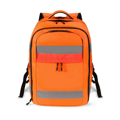 DICOTA Hi-Vis backpack Orange Polyethylene terephthalate (PET), Thermoplastic polyurethane (TPU)
