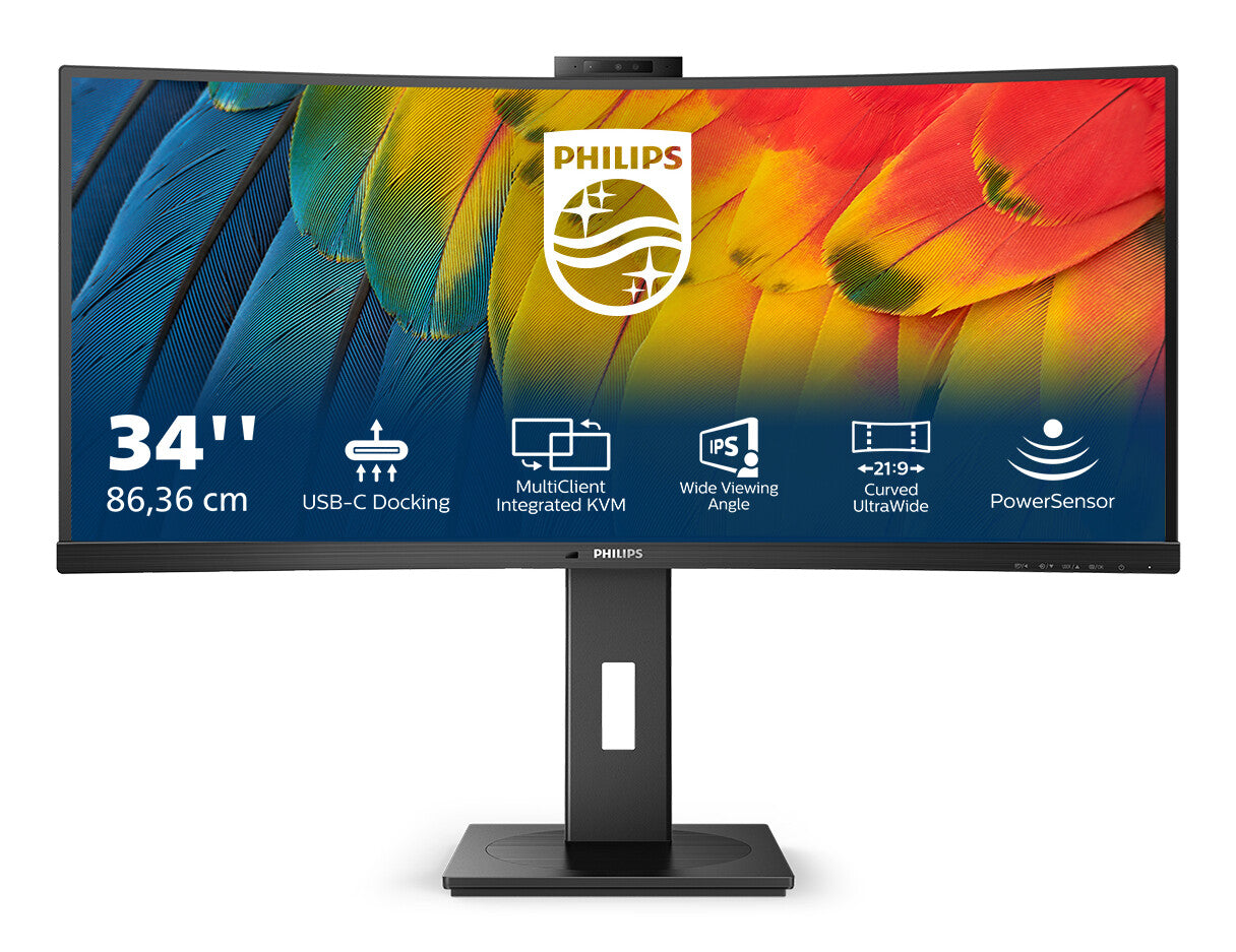 Philips 5000 series 34B1U5600CH/00 LED display 86.4 cm (34") 3440 x 1440 pixels Wide Quad HD LCD Black