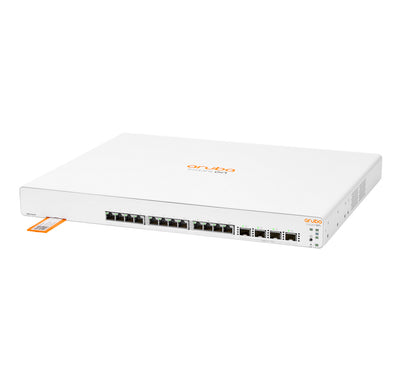 HPE Aruba Networking Aruba Instant On 1960 12XGT 4SFP+ Managed L2+ 10G Ethernet (100/1000/10000) 1U White