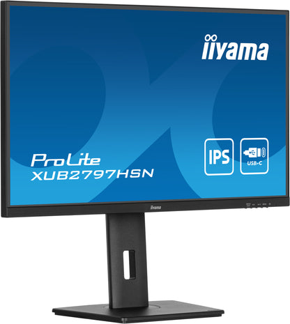 iiyama ProLite XUB2797HSN-B2 computer monitor 68.6 cm (27") 1920 x 1080 pixels Full HD LED Black