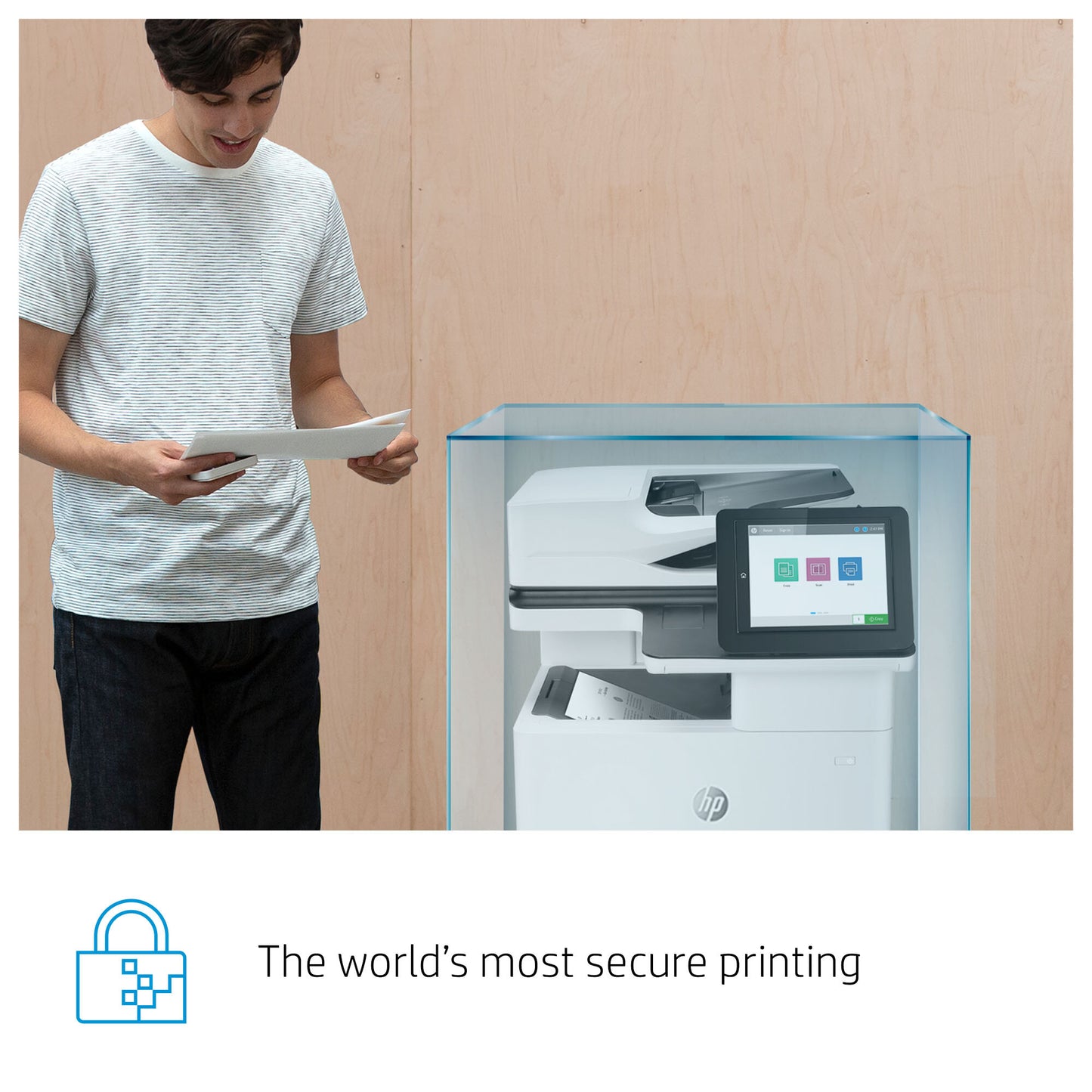 HP LaserJet Enterprise M635fht Multifunction Black and white Printer, Ethernet Only; Copier, Scanner