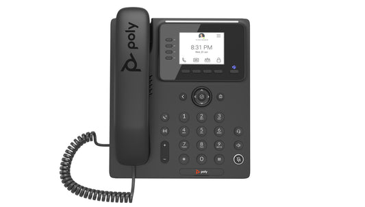 HP Poly CCX 350 Business Media Phone for Microsoft Teams and PoE-enabled