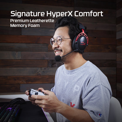 HyperX Cloud Alpha - Gaming Headset (Black-Red)