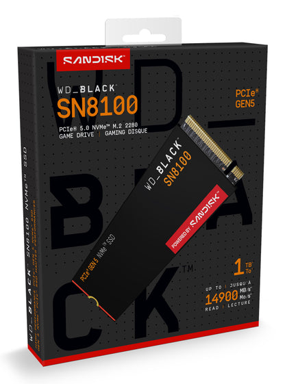 Western Digital Black WD_BLACK™ SN8100 NVMe™ SSD POWERED BY SANDISK 1 TB