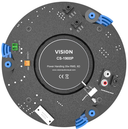 Vision CS-1900P car speaker Round 2-way 2 pc(s)