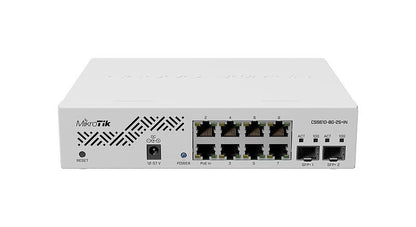 Mikrotik CSS610-8G-2S+IN network switch Gigabit Ethernet (10/100/1000) Power over Ethernet (PoE) White