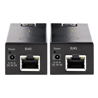 StarTech.com 150m (492ft) USB 2.0 Extender over Cat5e/Cat6 Ethernet Cable, Externally Powered USB Extender via RJ45/Network Cable, USB Over Ethernet Cable Extender/Adapter - TAA