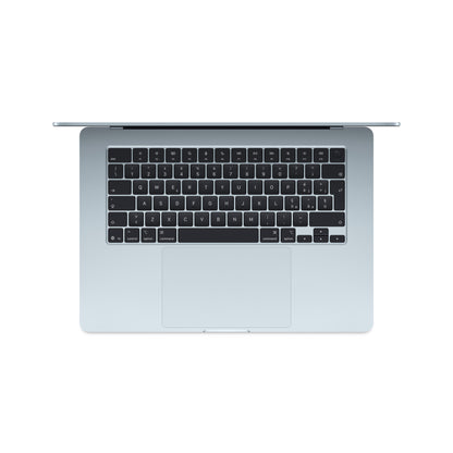 Apple MacBook Air 15-inch : M5 chip with 10‑core CPU and 10‑core GPU, 16GB, 512GB SSD - Sky Blue