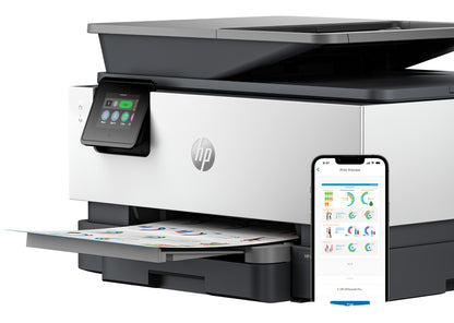 HP OfficeJet Pro 9120b Wireless All-in-One Color Printer, Two-sided printing; Copier, Scanner