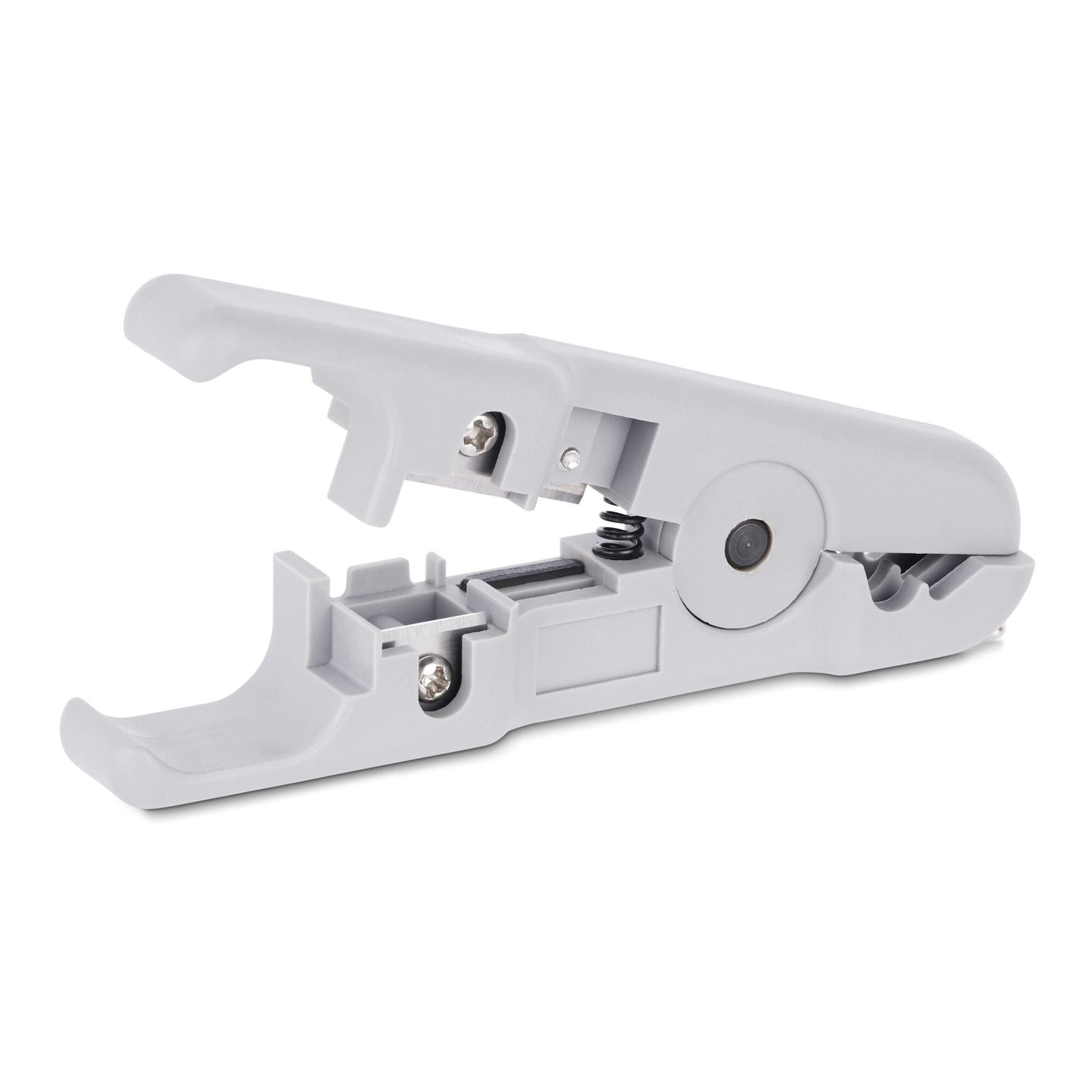 StarTech.com Network Cable Stripper and Cutter, Professional Wire Stripper for UTP/FTP/STP/Coax Cables, Rotary Wire Stripping and Cutting Tool
