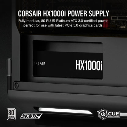 Corsair HX1000i power supply unit 1000 W 24-pin ATX ATX Black