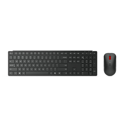 Lenovo 4X31S04814 keyboard Mouse included Office RF Wireless + Bluetooth German Black