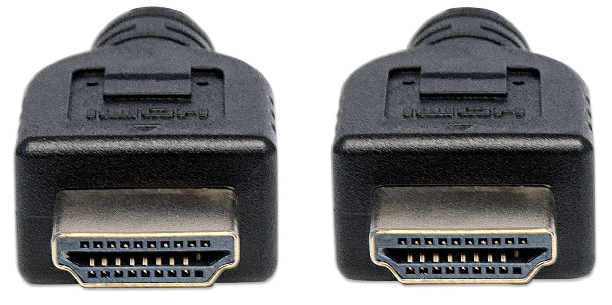 Manhattan HDMI 4K@60Hz Cable with Ethernet, CL3 In-Wall Rated, 2m, Suitable for ALL 4K & 1080p/HD Uses, Black, Premium High Speed, Lifetime Warranty, Higher 4K Refresh Rate than HD3MM2MW (4K@30Hz)