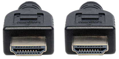 Manhattan HDMI 4K@60Hz Cable with Ethernet, CL3 In-Wall Rated, 2m, Suitable for ALL 4K & 1080p/HD Uses, Black, Premium High Speed, Lifetime Warranty, Higher 4K Refresh Rate than HD3MM2MW (4K@30Hz)