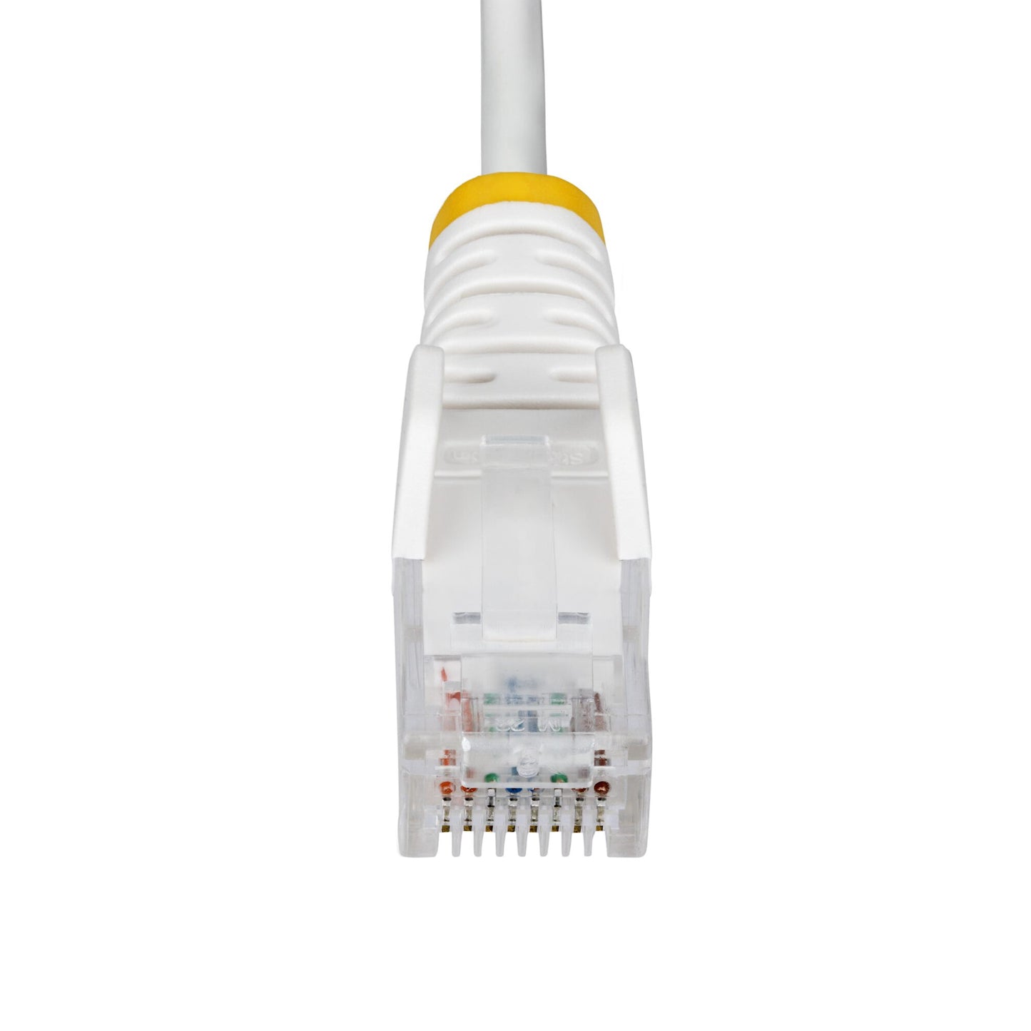 StarTech.com 10m White Slim CAT6 Ethernet Cable, Snagless, 100W PoE, UTP, LSZH, 28AWG Pure Bare Copper Wire, Slim RJ45 Network Patch Cord w/Strain Reliefs, Individually Tested
