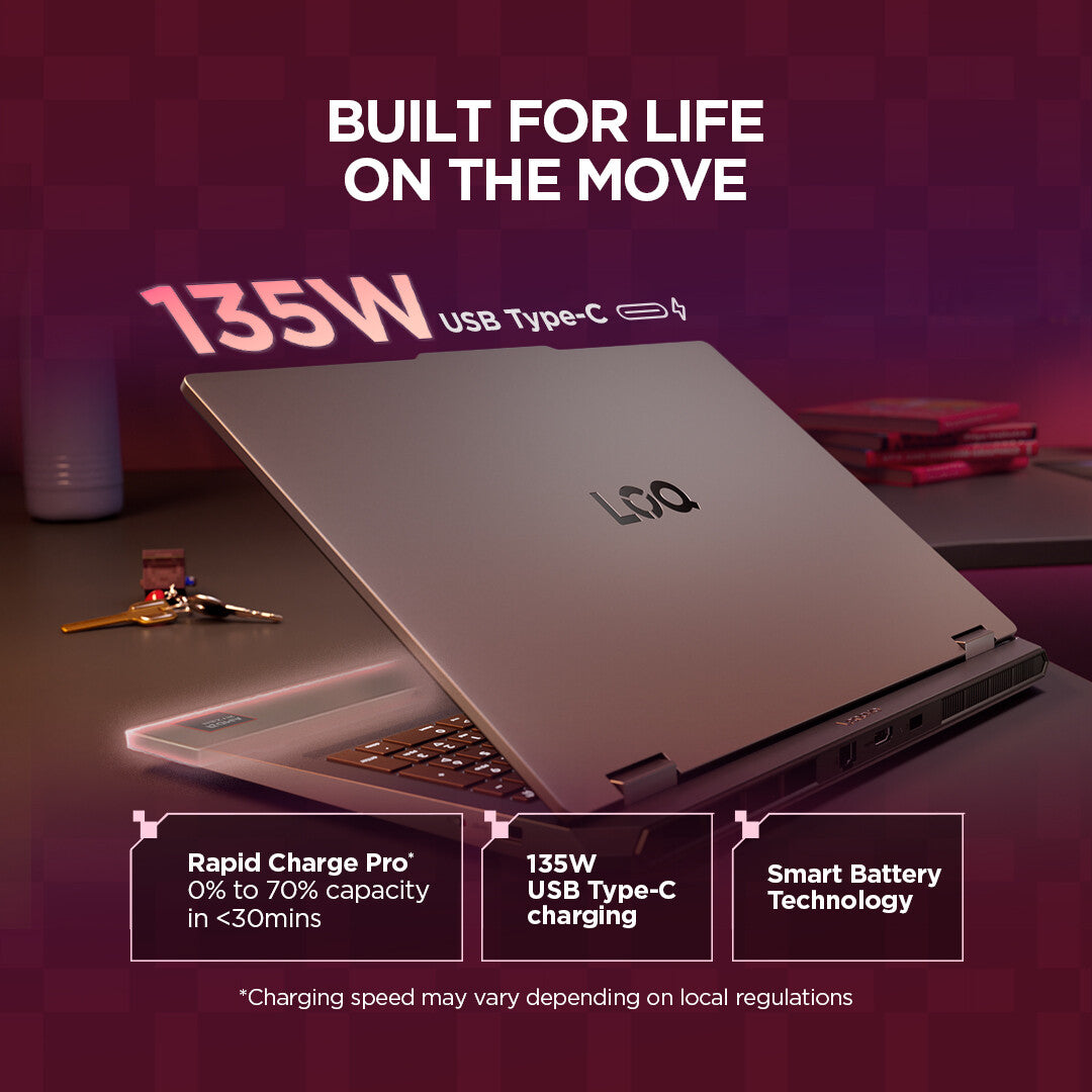Lenovo LOQ Essential 15ARP11 AMD Ryzen™ 7 170 Laptop 39.6 cm (15.6") Full HD 16 GB DDR5-SDRAM 1 TB SSD NVIDIA® GeForce RTX™ 5050 Wi-Fi 6 (802.11ax) Windows 11 Home Grey English