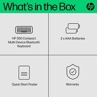 HP 350 Compact Multi-Device Bluetooth Keyboard