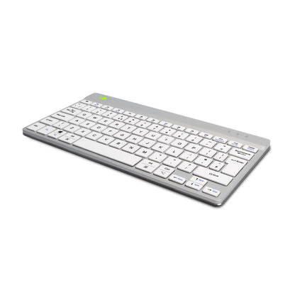R-Go Tools Ergonomic keyboard R-Go Compact Break, compact keyboard with break software, QWERTY (UK), Bluetooth, white