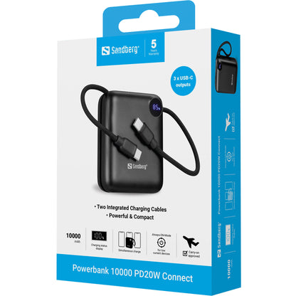 Sandberg Powerbank 10000 PD20W Connect