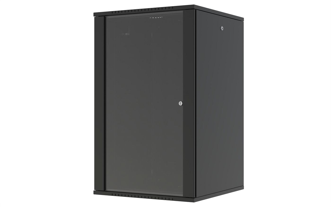 Lanview RWF20U66BL rack cabinet 20U Wall mounted rack Black