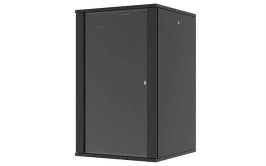 Lanview RWF20U66BL rack cabinet 20U Wall mounted rack Black