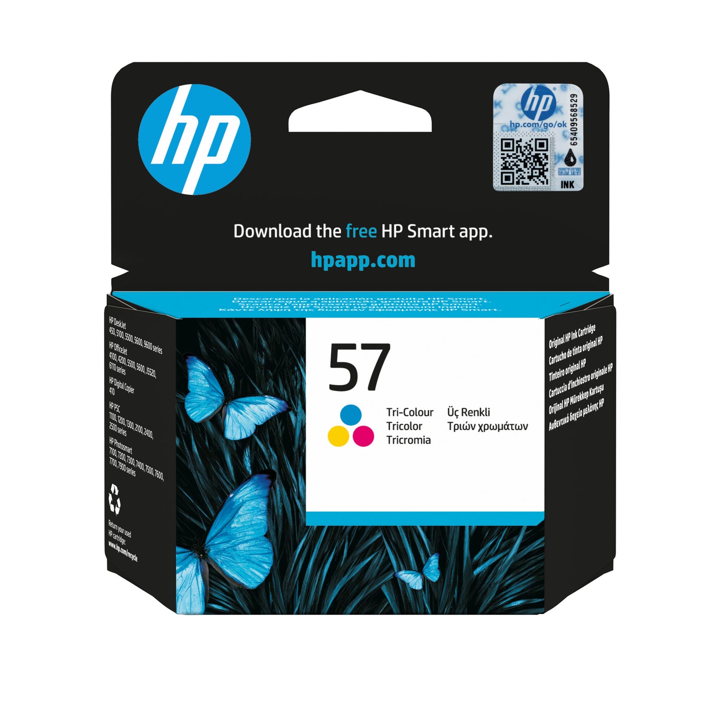 HP 57 Tri-color Original Ink Cartridge