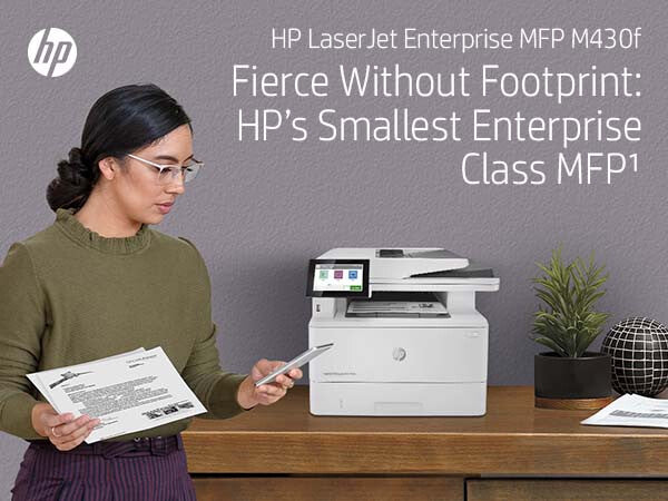 HP LaserJet Enterprise M430f Multifunction Black and white Printer, Ethernet Only; Copier, Scanner