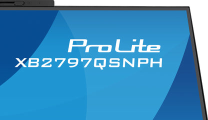 iiyama ProLite XB2797QSNPH-B1 computer monitor 68.6 cm (27") 2560 x 1440 pixels Quad HD LED Black