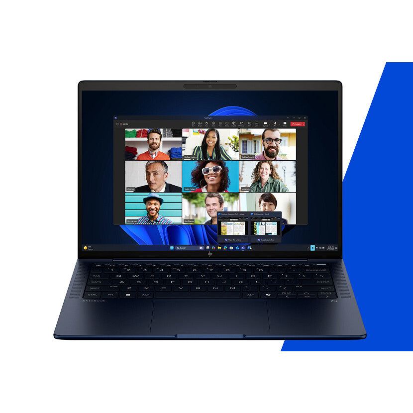HP EliteBook X G1i Next Gen AI PC Wolf Pro Security Edition Copilot+ PC Intel Core Ultra 7 258V Laptop 35.6 cm (14") 2.5K 32 GB LPDDR5x-SDRAM 1 TB SSD Wi-Fi 7 (802.11be) Windows 11 Pro Blue