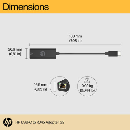 HP USB-C to RJ45 Adapter G2