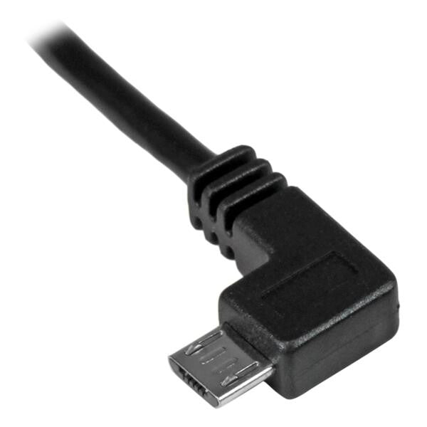 StarTech.com Micro-USB Charge-and-Sync Cable M/M - Left-Angle Micro-USB - 24 AWG - 2 m (6 ft.)