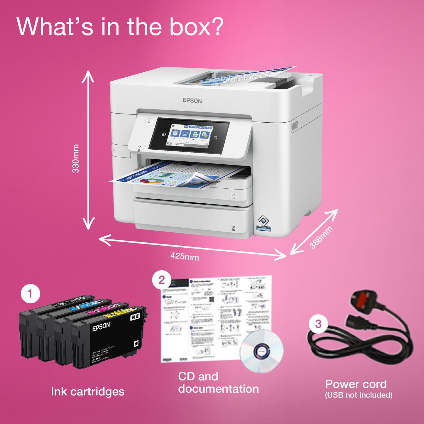 Epson WorkForce Pro WF-C4810DTWF Printer
