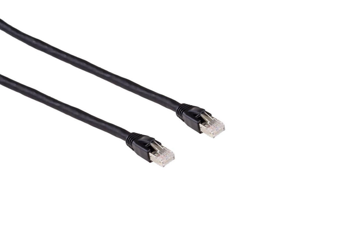 Mercodan PRO HDbaseT 20,0m, KAT7 S/FTP Patchkabel,, sort, LSZH Halogenfri, AWG23 Solid networking cable Black 20 m Cat7 S/FTP (S-STP) Round