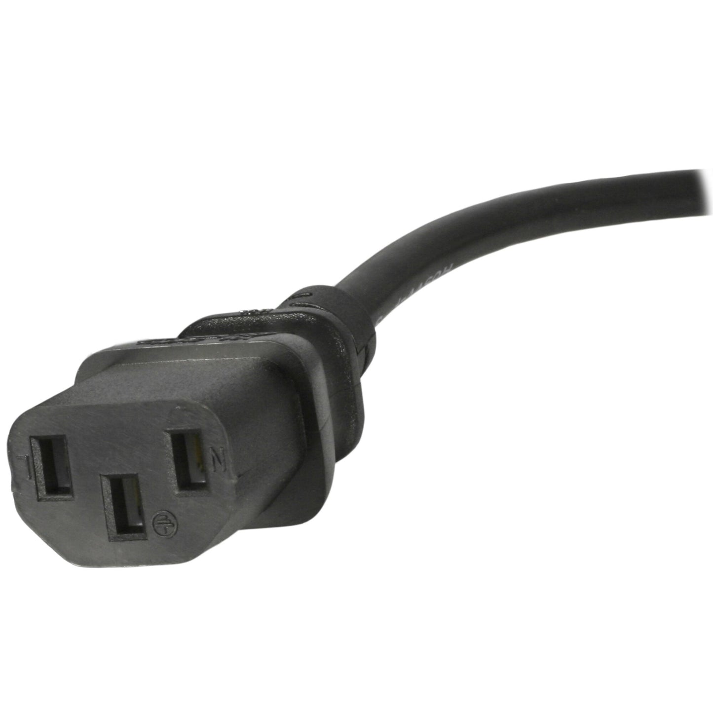 StarTech.com 6ft (1.8m) UK Computer Power Cable, 18AWG, BS 1363 to C13, 10A 250V, Black Replacement AC Power Cord, Kettle Lead / UK Power Cord, PC Power Supply Cable, TV/Monitor Power Cable