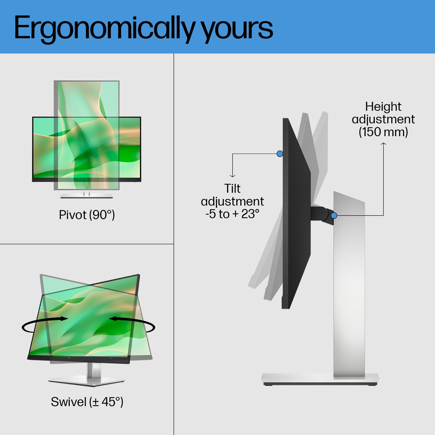 HP E-Series E24 G4 FHD Monitor