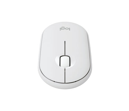 Logitech Pebble 2 M350s mouse Travel Ambidextrous RF Wireless + Bluetooth Optical 4000 DPI
