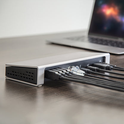 StarTech.com Thunderbolt 3 Dock - Dual Monitor 4K 60Hz TB3 Laptop Docking Station with DisplayPort - 85W Power Delivery Charging - 6-Port USB 3.0 Hub, SD 4.0, GbE, Audio - Windows & Mac