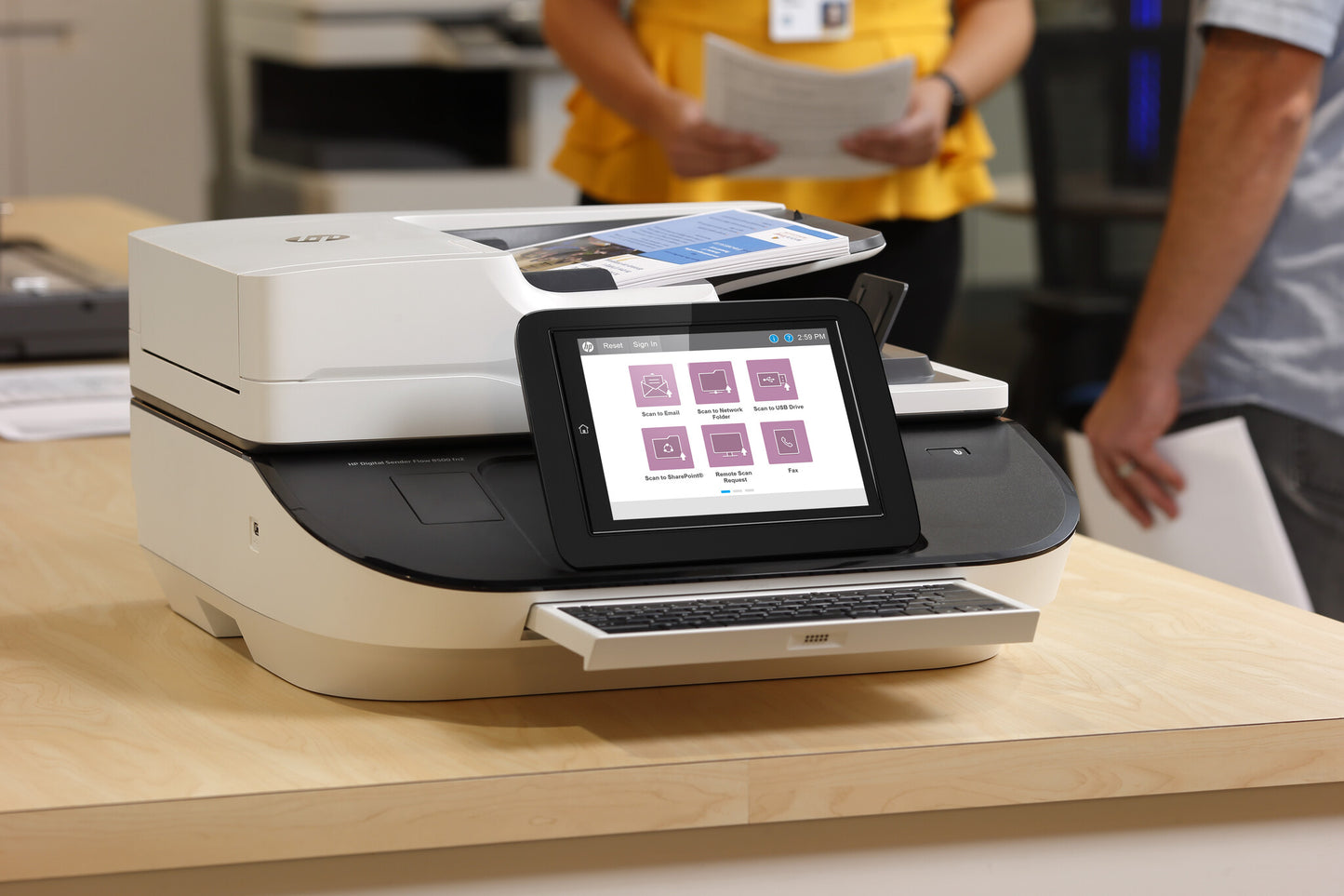 HP Digital Sender Flow 8500 fn2 Flatbed scanner