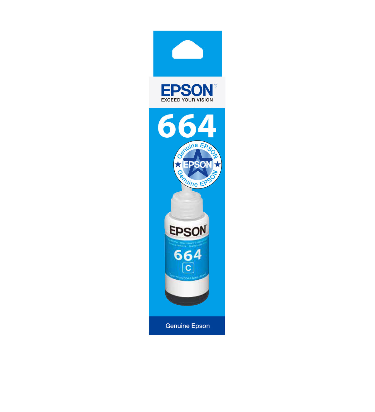 Epson 664 EcoTank Cyan Ink Bottle