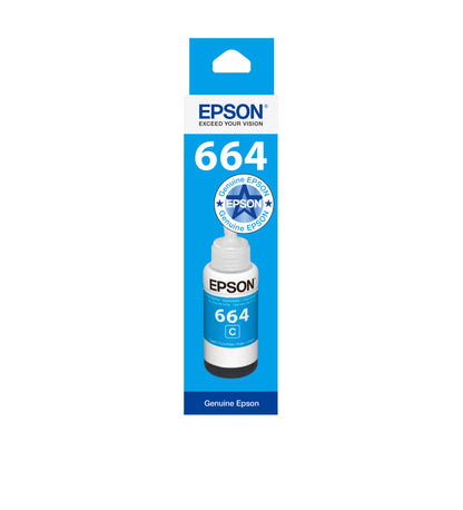 Epson 664 EcoTank Cyan Ink Bottle