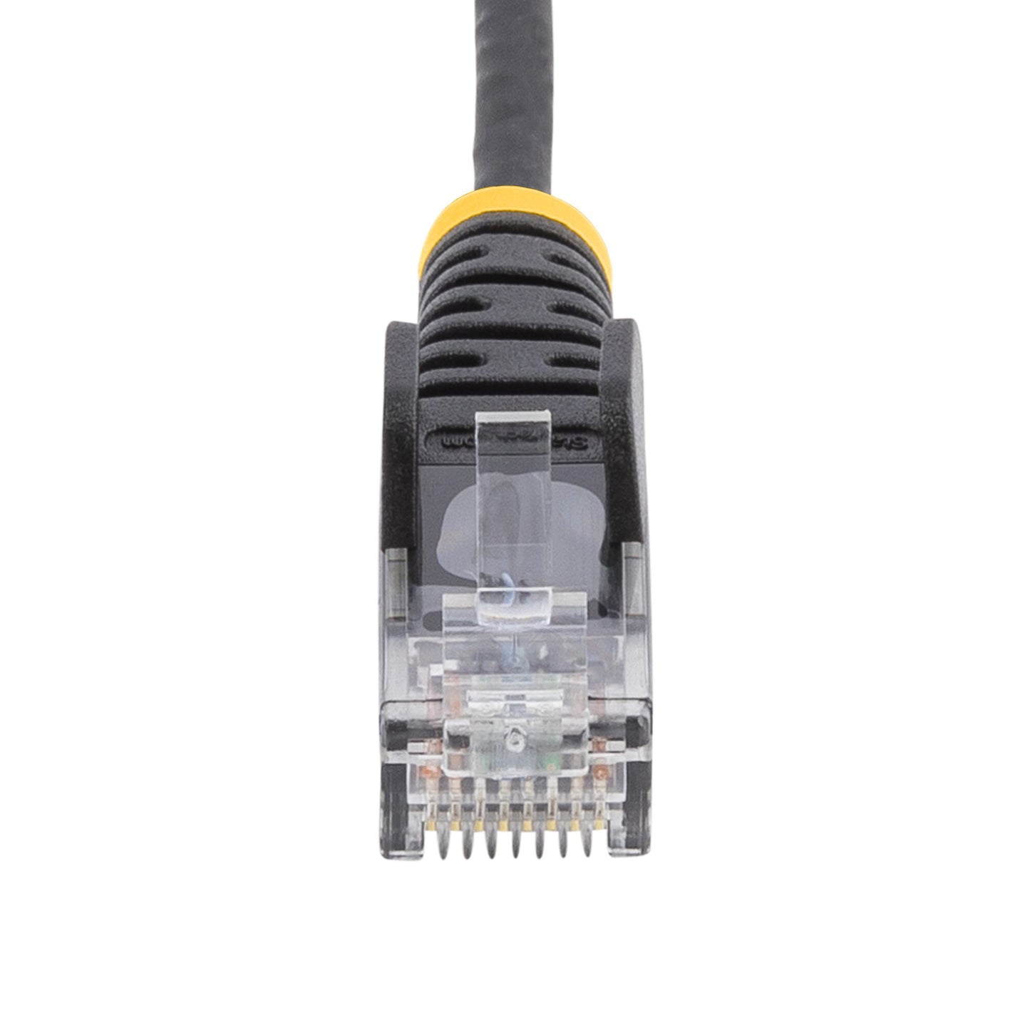 StarTech.com 10m Black Slim CAT6 Ethernet Cable, Snagless, 100W PoE, UTP, LSZH, 28AWG Pure Bare Copper Wire, Slim RJ45 Network Patch Cord w/Strain Reliefs, Individually Tested