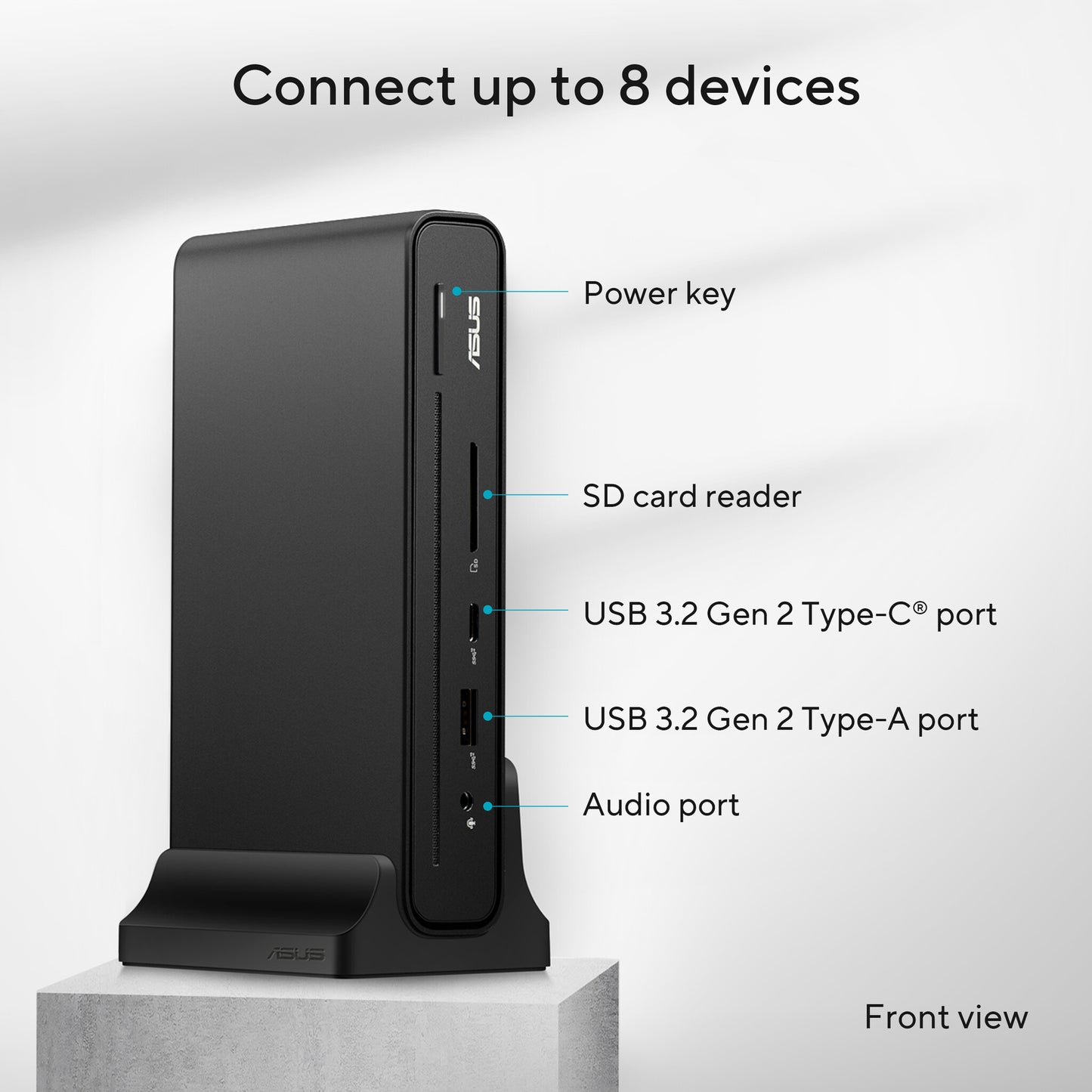 ASUS Triple Display USB-C Dock DC300 Docking USB 3.2 Gen 2 (3.1 Gen 2) Type-C Black