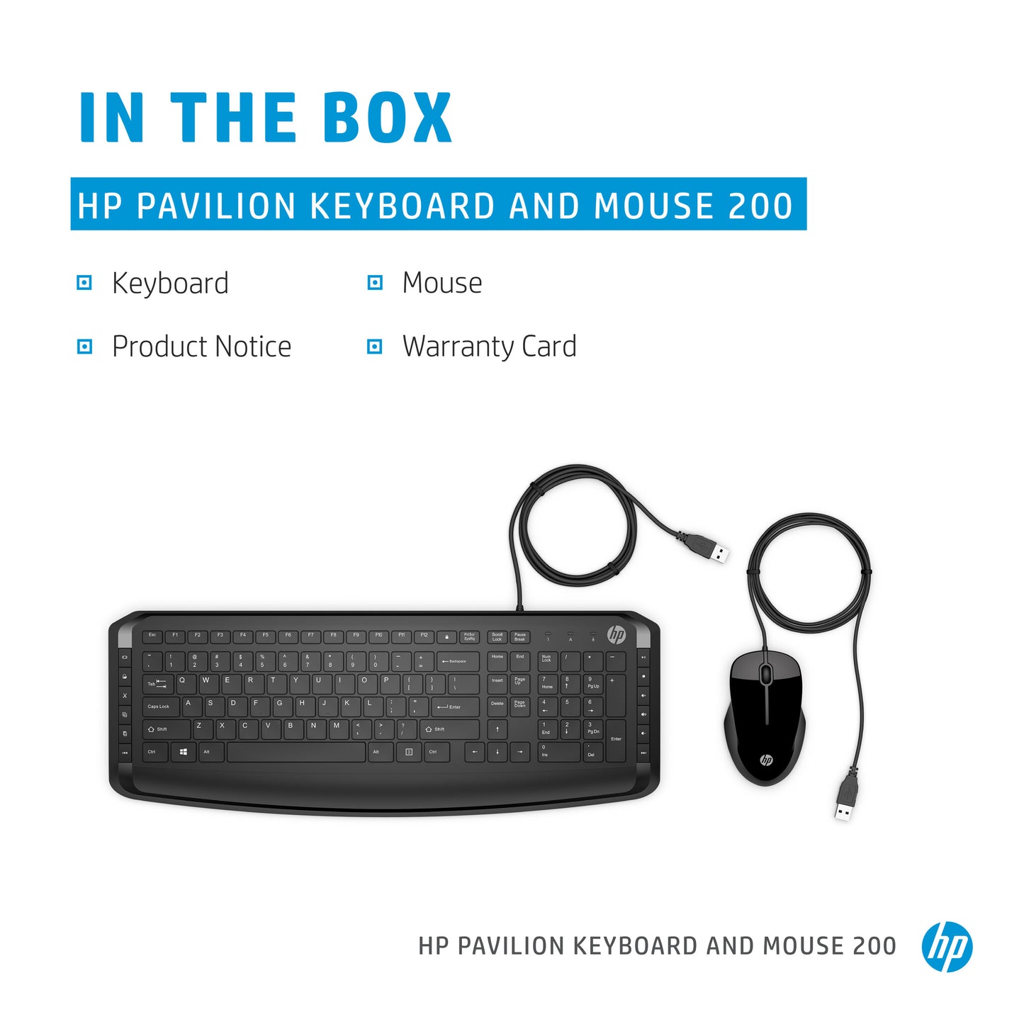 HP Pavilion Keyboard and Mouse 200
