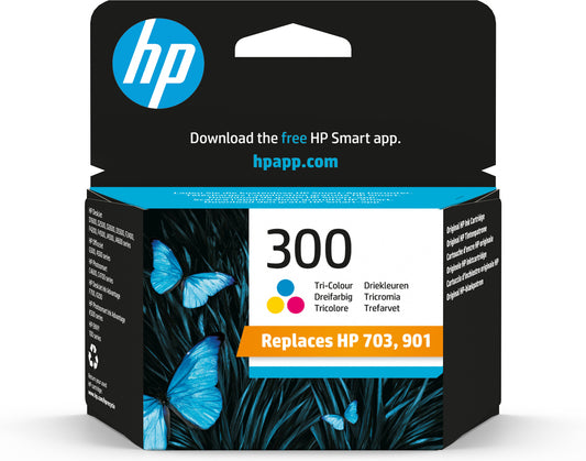 HP 300 Tri-color Original Ink Cartridge